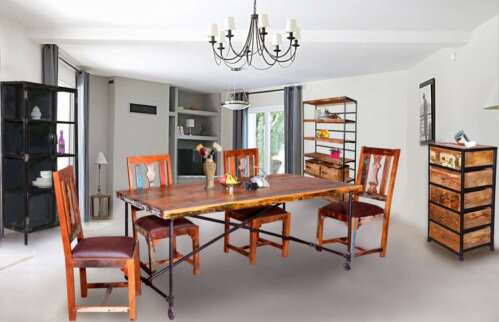 wholesale furniture india wood dining table chair banner image